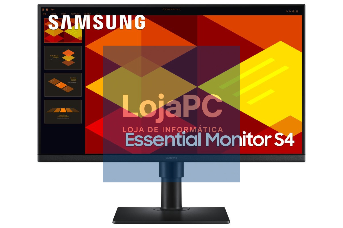 SAMSUNG LS24D400GAUXEN 24inch FHD IPS 16:9 100Hz 250cd/m2 5ms 1000:1 2xHDMI DP 1.2 HAS
