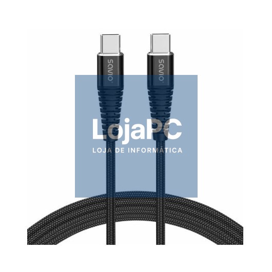 CABLE USB-C A USB-C SAVIO 5A 2M CL-160