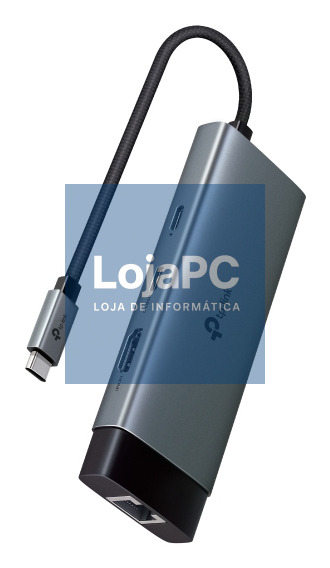 TP-LINK USB Type-C 6-Port Hub 1x USB-C Connector 1x HDMI 4K 60Hz Port 1x USB-C PD 100W Port 1x RJ45 1000Mbps Port