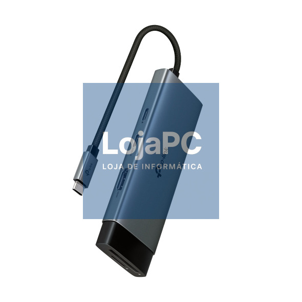 TP-LINK USB Type-C 7-Port Hub 1x USB-C Connector 1x HDMI 4K 60Hz Port 1x USB-C PD 100W Port 1x SD + 1x microSD TF up to 200MBps Port