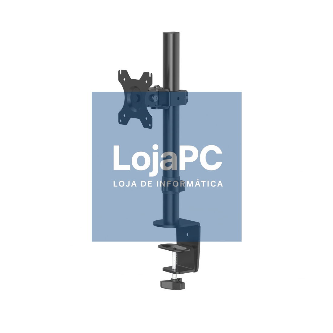 HAMA SINGLE MONITOR STAND, HEIGHT ADJUSTABLE, AND ROTATABLE, 33 - 81 CM (13INCH - 32INCH  - 118489