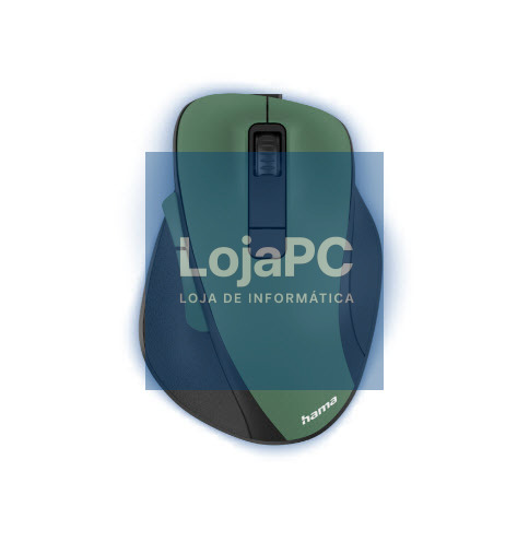 HAMA MW-500 V2 WIRELESS 6-BUTTON MOUSE WITH BATTERY, USB-C, GREEN - 173035