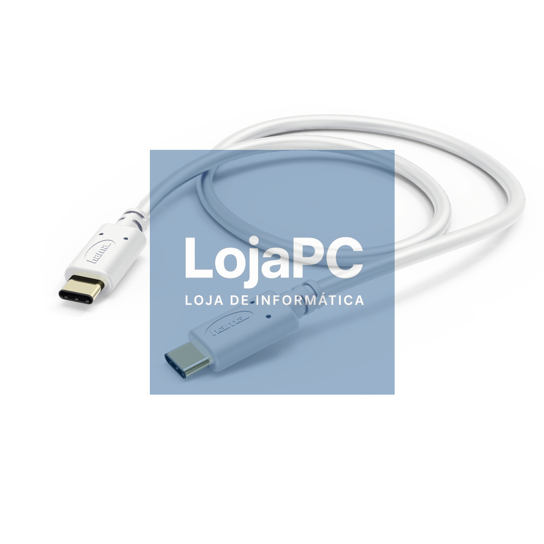 HAMA USB-C TO USB-C CHARGING/DATA CABLE, 0.2 M, WHITE