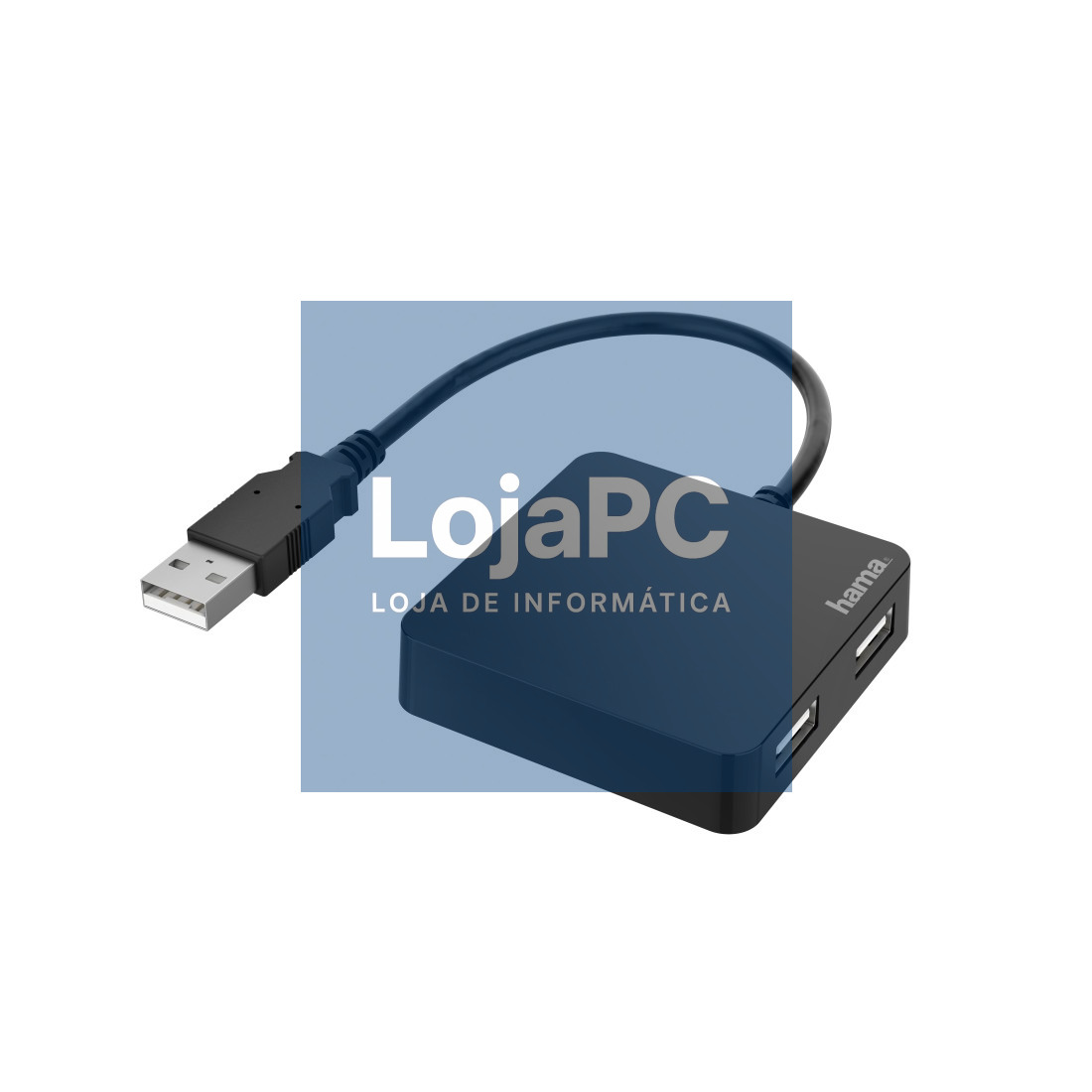 HAMA USB HUB, 4 PORTS, USB 2.0, 480 MBIT/S - 200121
