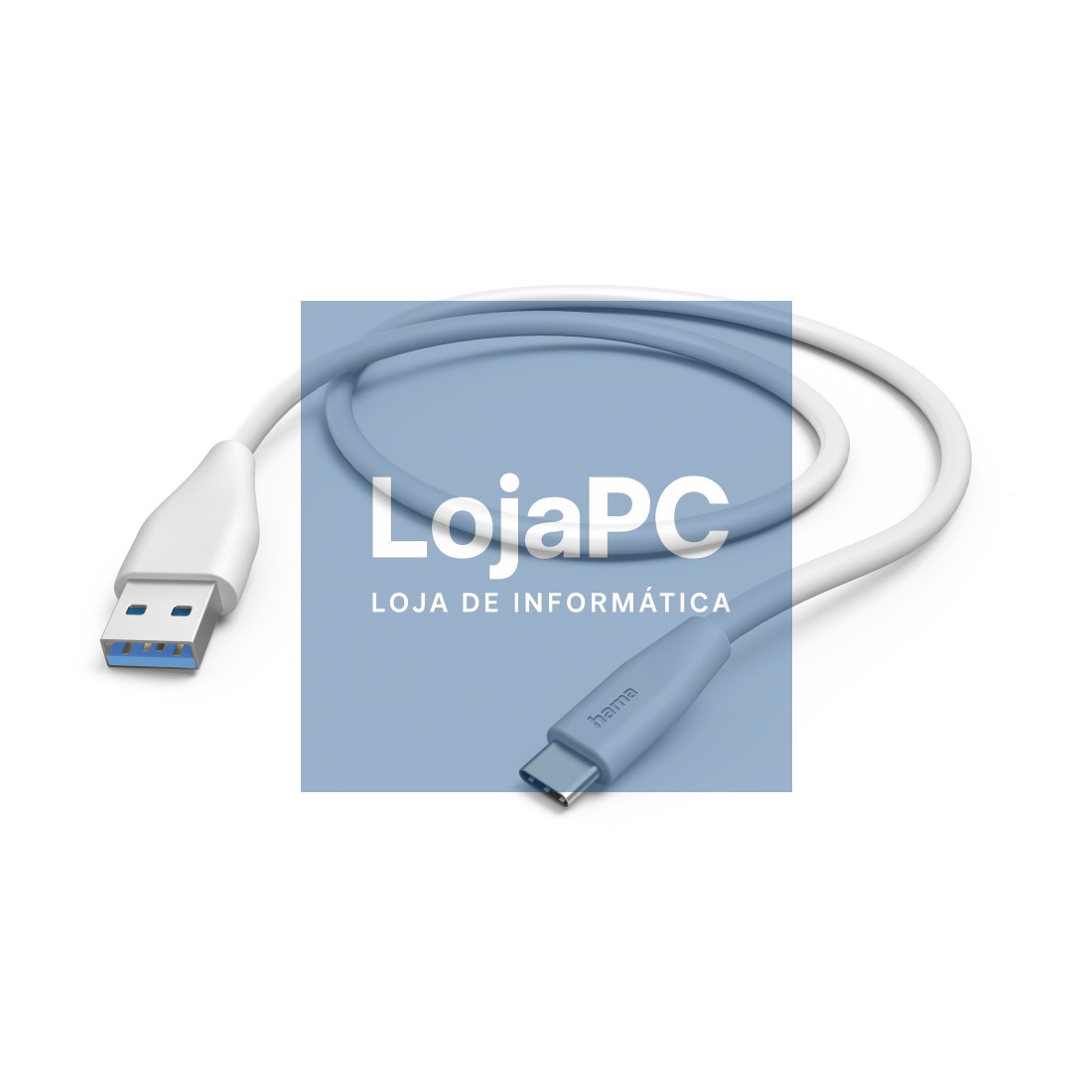 HAMA CHARGING CABLE USB-A - USB-C 1.5 M WHITE