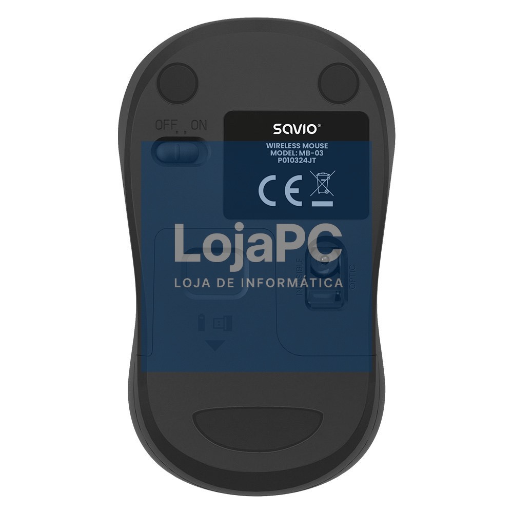 SAVIO MB-04 OPTICAL WIRELESS MOUSE 1000 DPI