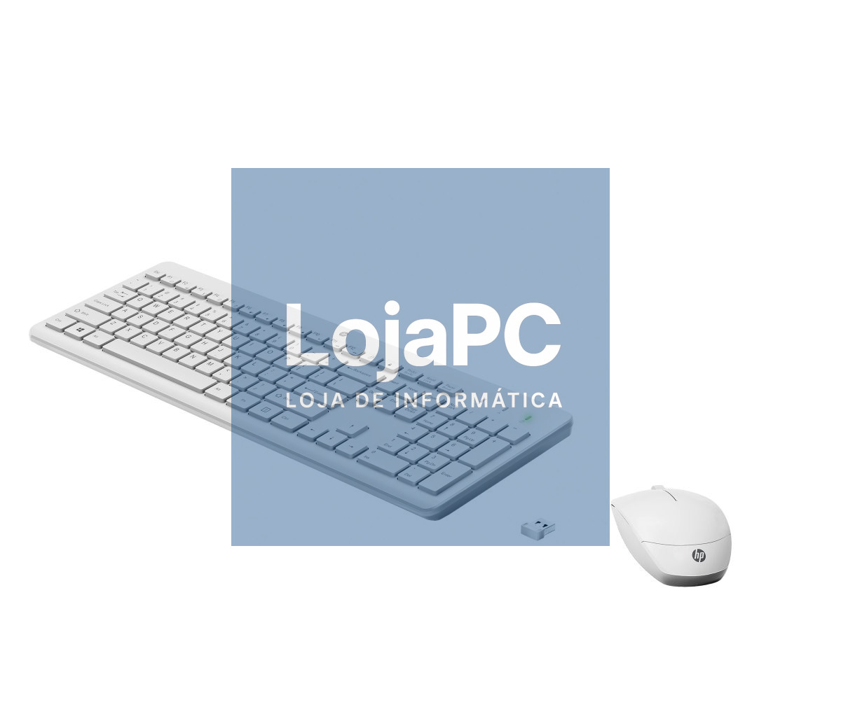 HP 230 WIRELESS MOUSE/KB COMBO WHITE