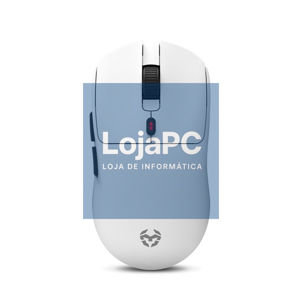 RATON OPTICO WIRELESS KROM KLEVER WHITE