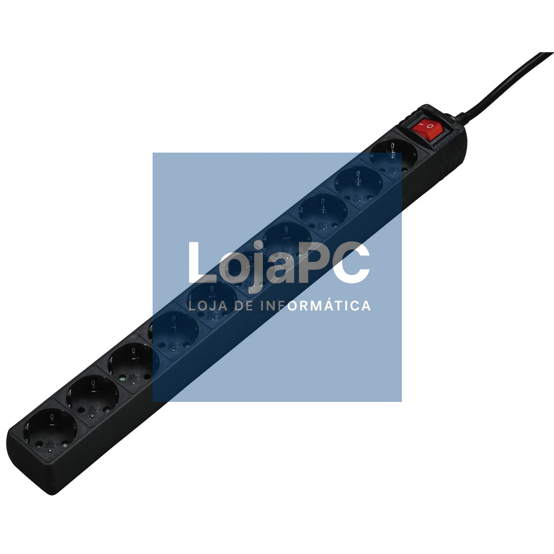 HAMA ELECTRICAL EXTENSION, 10 SOCKETS, 3.0 M, BLACK