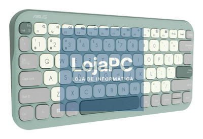 ASUS KW100 COMPACT ULTRA-THIN BLUETOOTH KEYBOARD GREEN TEA LATTE