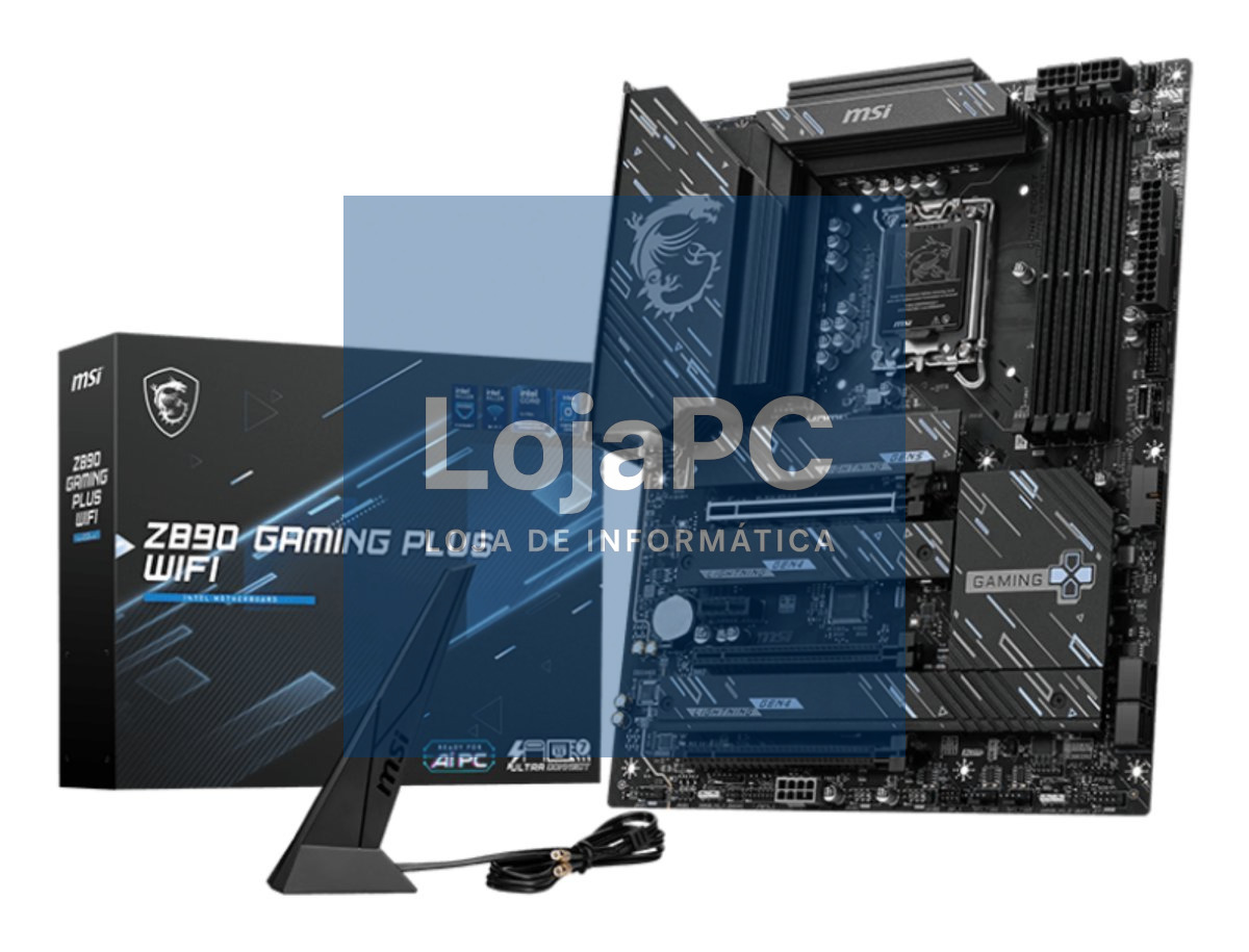 MSI Z890 GAMING PLUS WIFI LGA1851 MB 4XDDR5 4XM.2