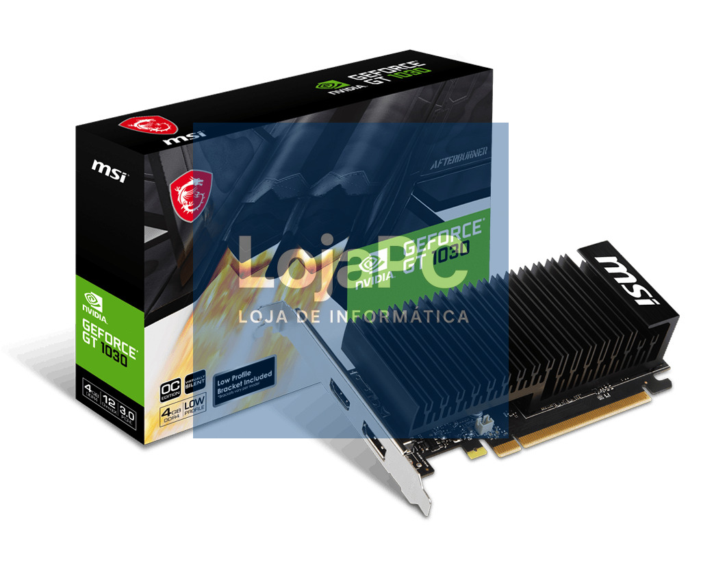 MSI GT1030 4GHD4 LP OC - 4GB DDR4