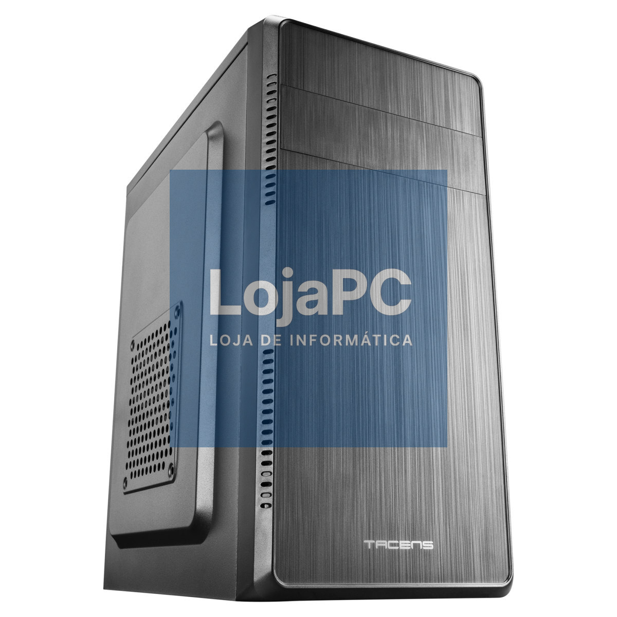MARS GAMING MICRO-ATX CASE ANIMA ACM500 + 500W PSU, COMPACT, BRUSHED ALUMINUM, USB 3.0 - AC