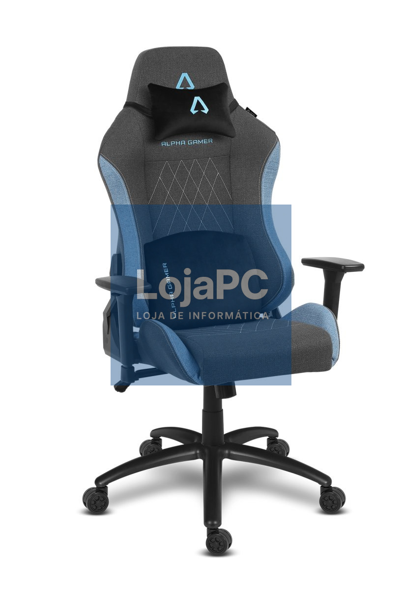 ALPHA GAMER GAIA DARK GREY / BLUE CHAIR