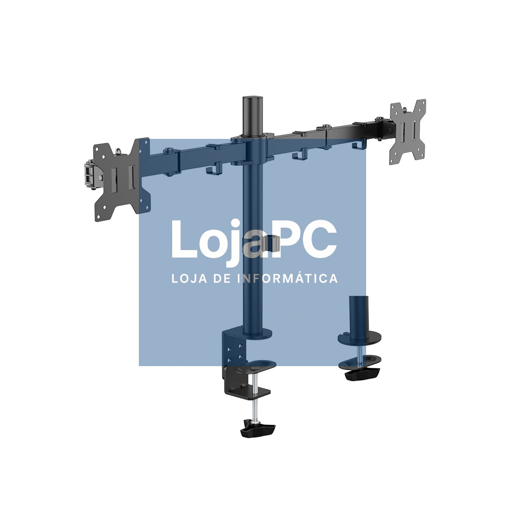 NAPOFIX DESK MOUNT 13-32 INCH HORIZONTAL 2X DISPLAYS ROTATABLE 360 - DM1200H