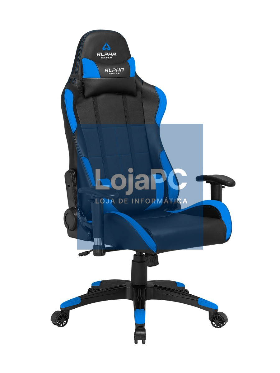 ALPHA GAMER VEGA BLACK / BLUE CHAIR