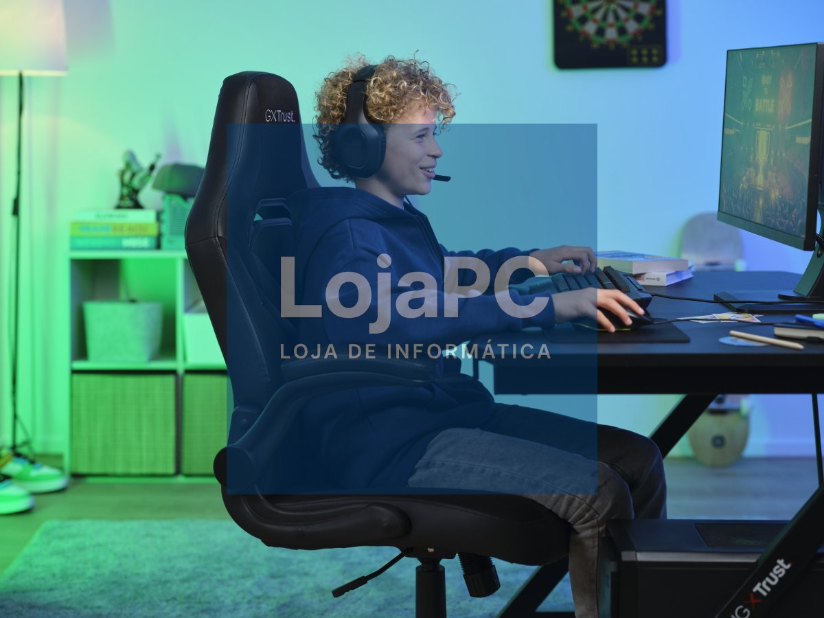 TRUST GXT703 RIYE GAMING CHAIR - BLACK