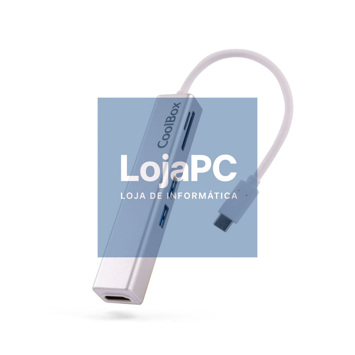 COOLBOX 5-PORT USB-C HUB WITH 2 USB TYPE A/1 USB TYPE C/1 HDMI/1 SD