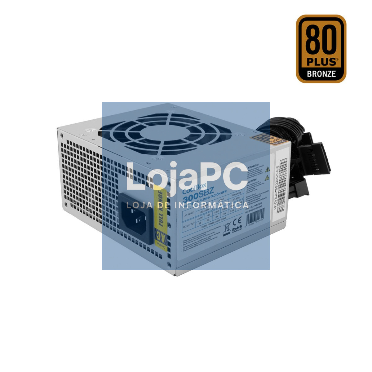 COOLBOX 300W SFX S300 80PLUS POWER SUPPLY