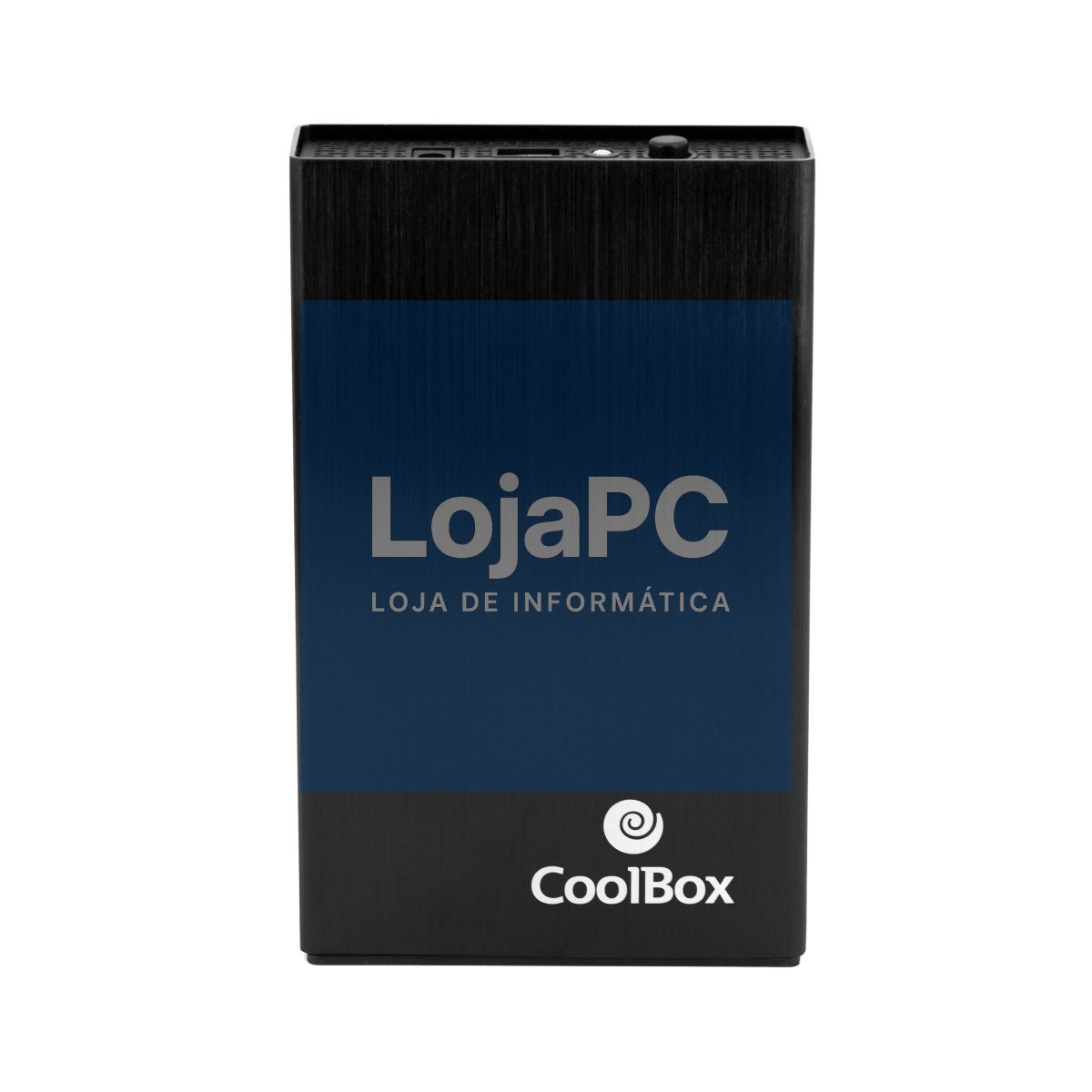 COOLBOX EXTERNAL HARD DRIVE CASE 3.5 SCA-3533 USB 3.0 ALUMINUM BLACK