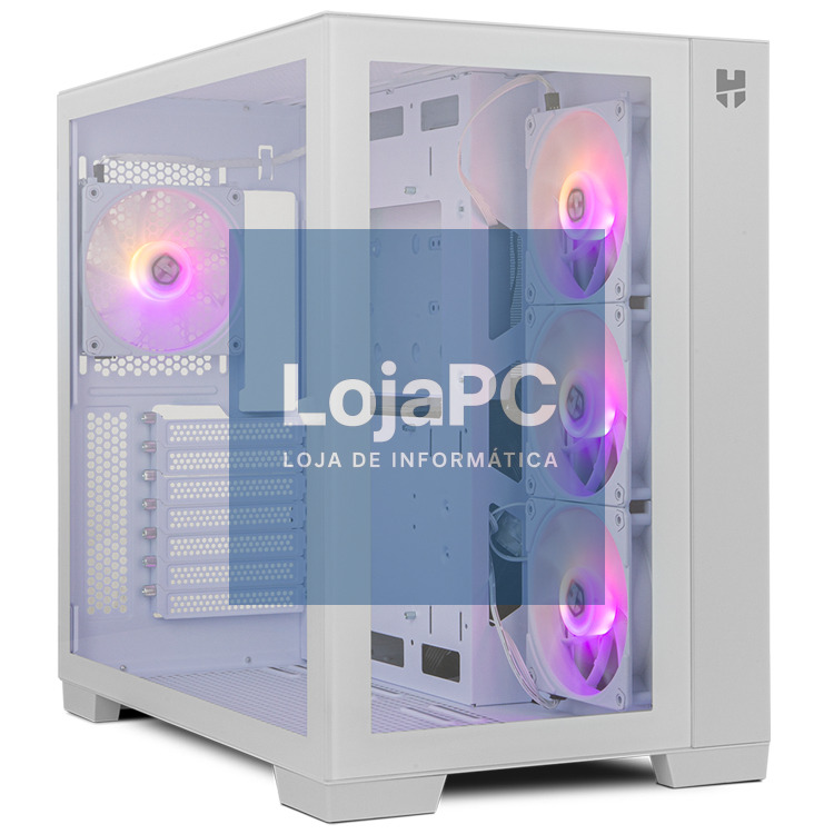 NOX HUMMER ASTRA ARGB MID TOWER WHITE ATX CASE