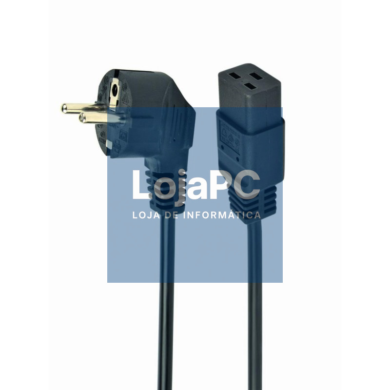 Cabo Alimentação IEC19(16A)/IEC14 -2.00m Preto — imagem 3
