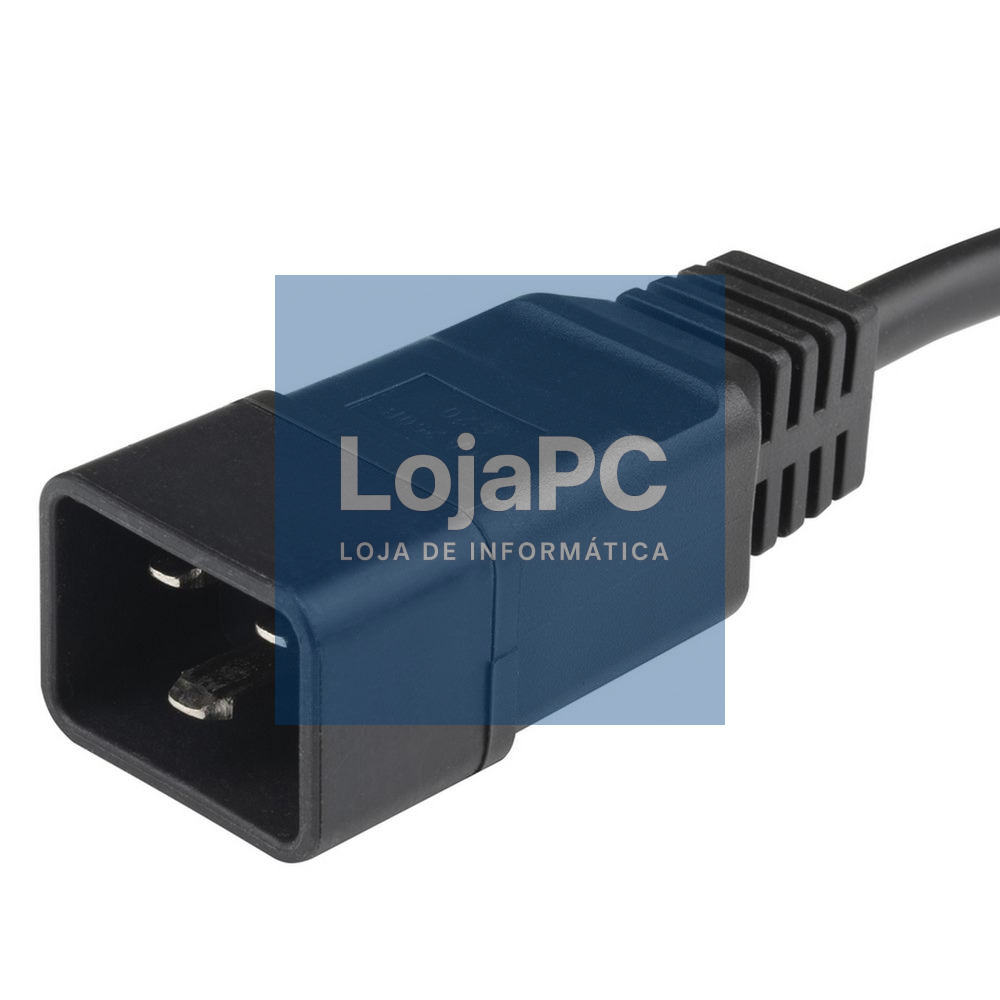 Cabo Alimentação IEC19(16A)/IEC14 -2.00m Preto — imagem 2