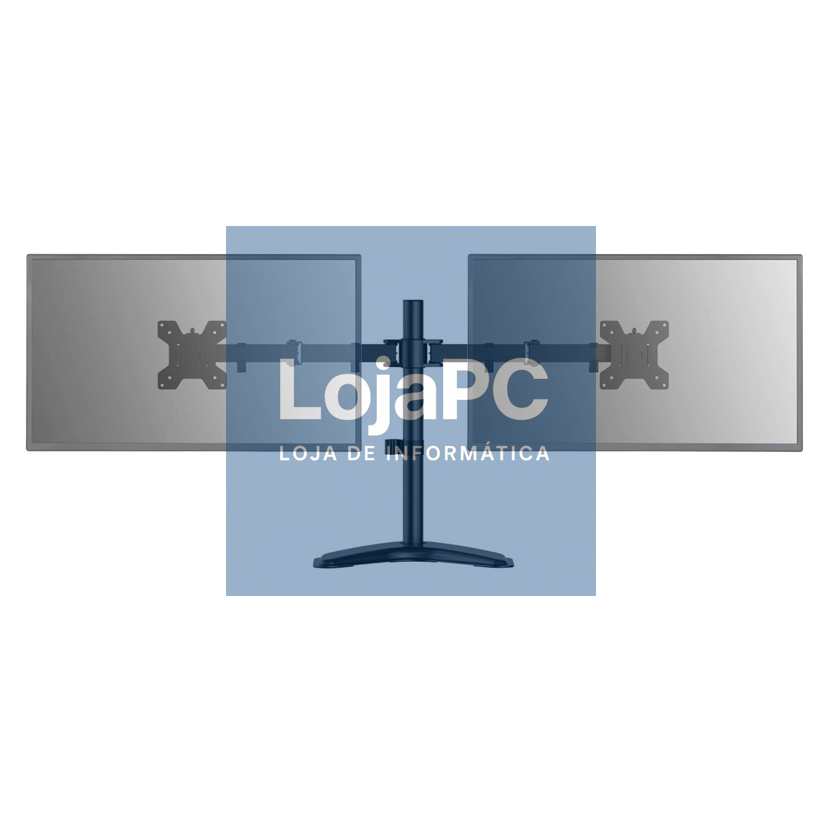 NAPOFIX FREESTANDING DESK MOUNT FOR DUAL MONITOR 13-32 INCH