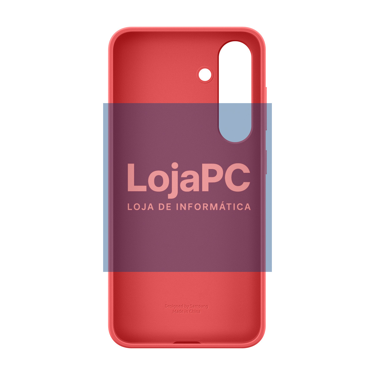 SAMSUNG S25 SILICONE CASE RED
