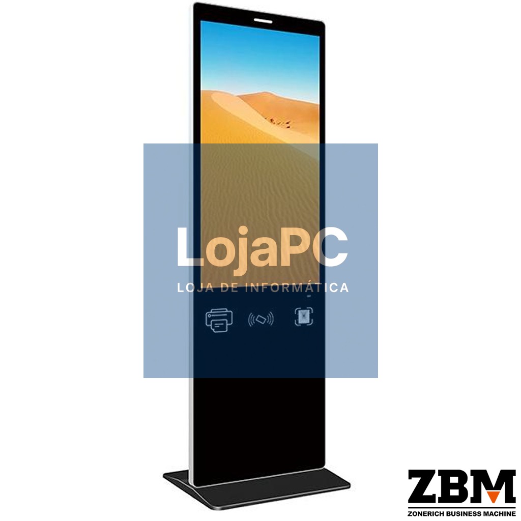 Quiosque ZBM Android 43" Printer 2D Touch Capacitivo