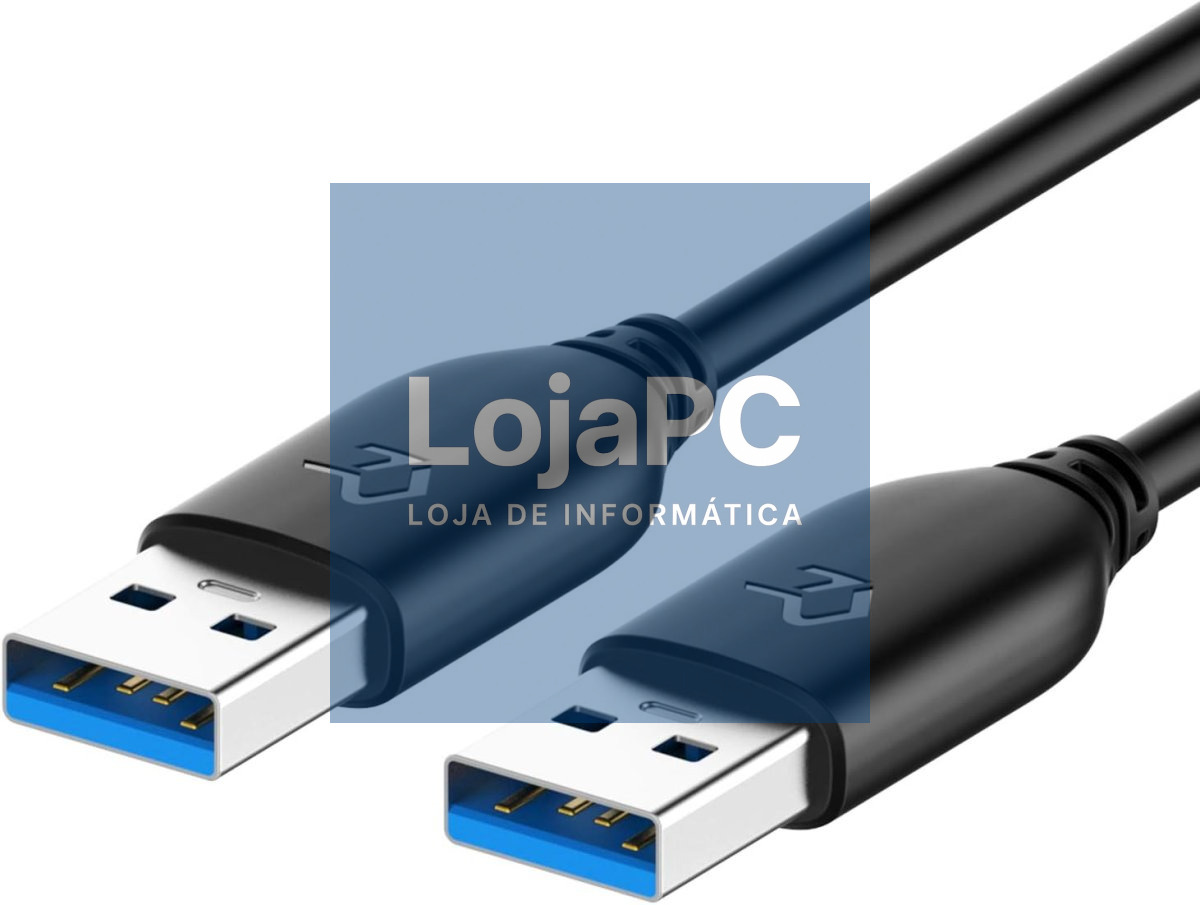 Cabo USB 3.0 tipo A/A 1.50m Preto — imagem 2