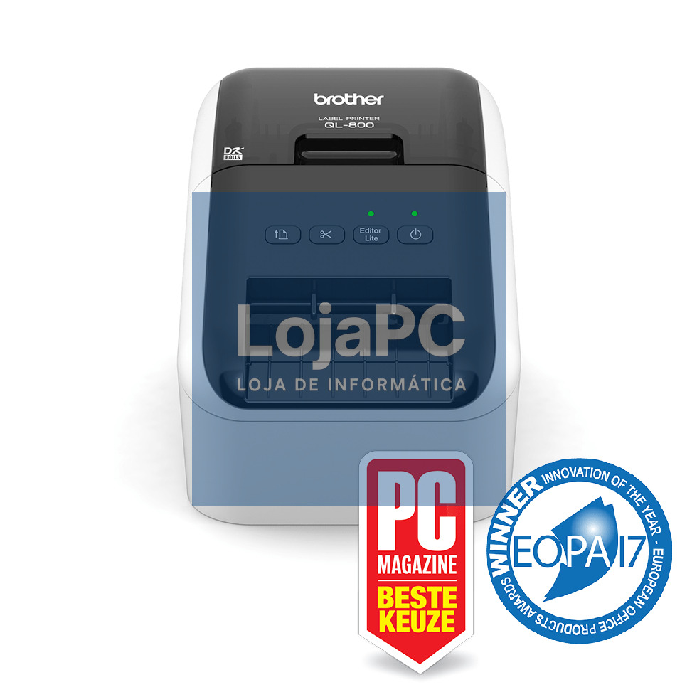 BROTHER QL-800 PROFESSIONAL LABEL PRINTER BLACK AND RED PRINTING USB