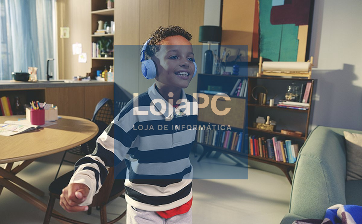JBL JUNIOR 320 BT HEADPHONES BLUE