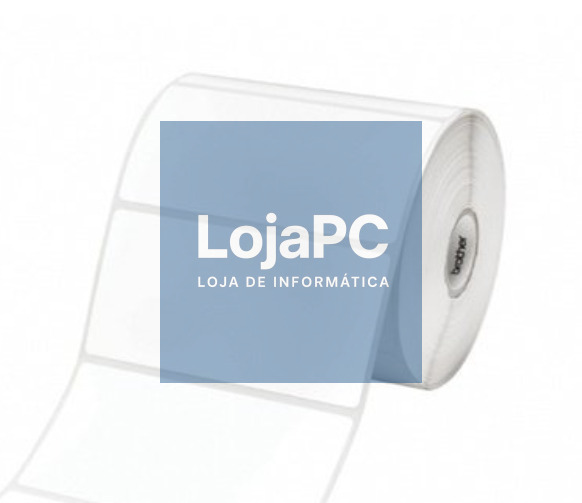 BROTHER LDP1M040060100I THERMAL LABELS 60MM X 40MM 1000/ROLL 8 ROLLS TD-4000 WHITE