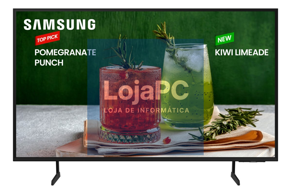 SAMSUNG 50INCH BUSINESS TV DISPLAY WI-FI 4K ULTRA HD BLACK TIZEN 16/7
