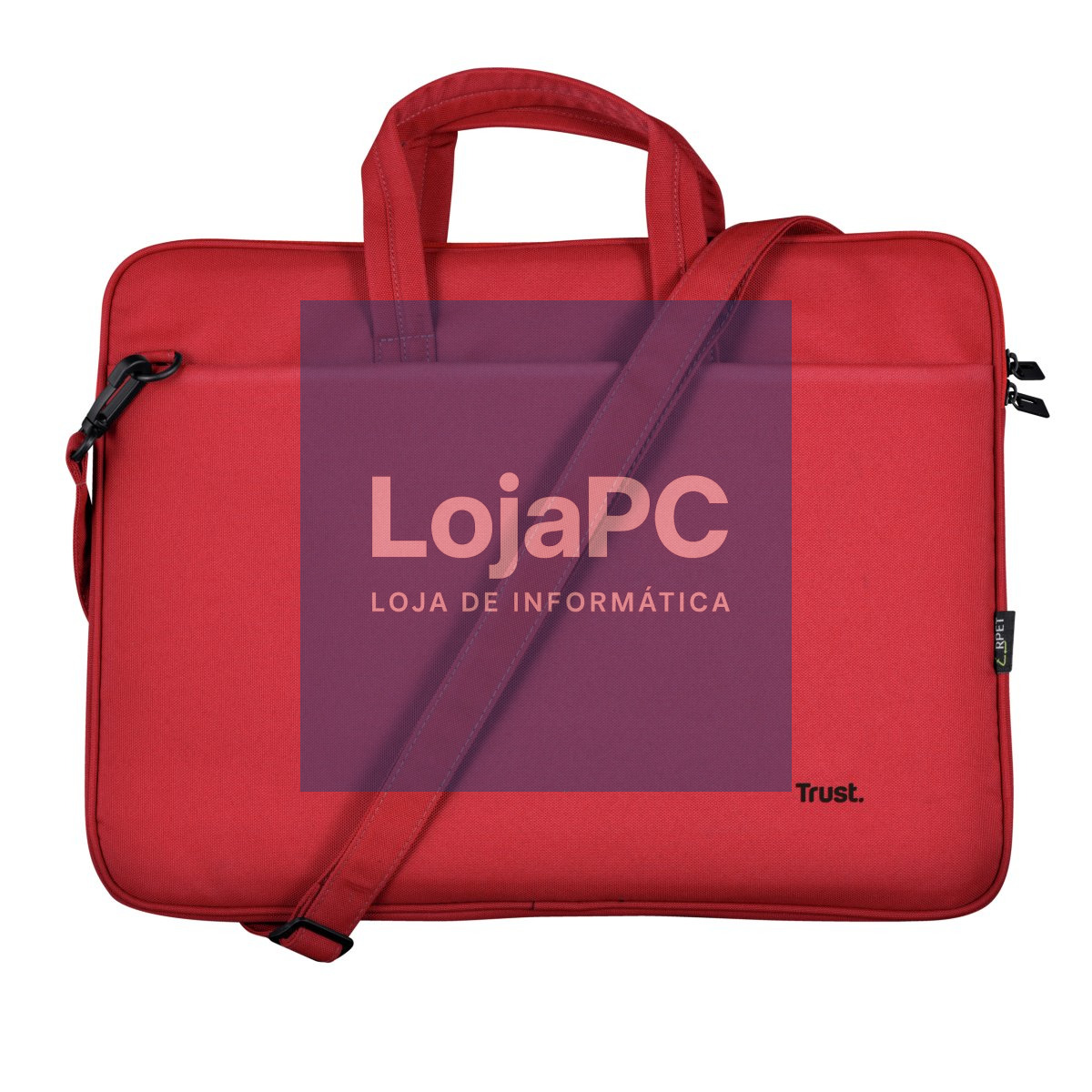 TRUST BOLOGNA 16INCH LAPTOP BAG ECO RED