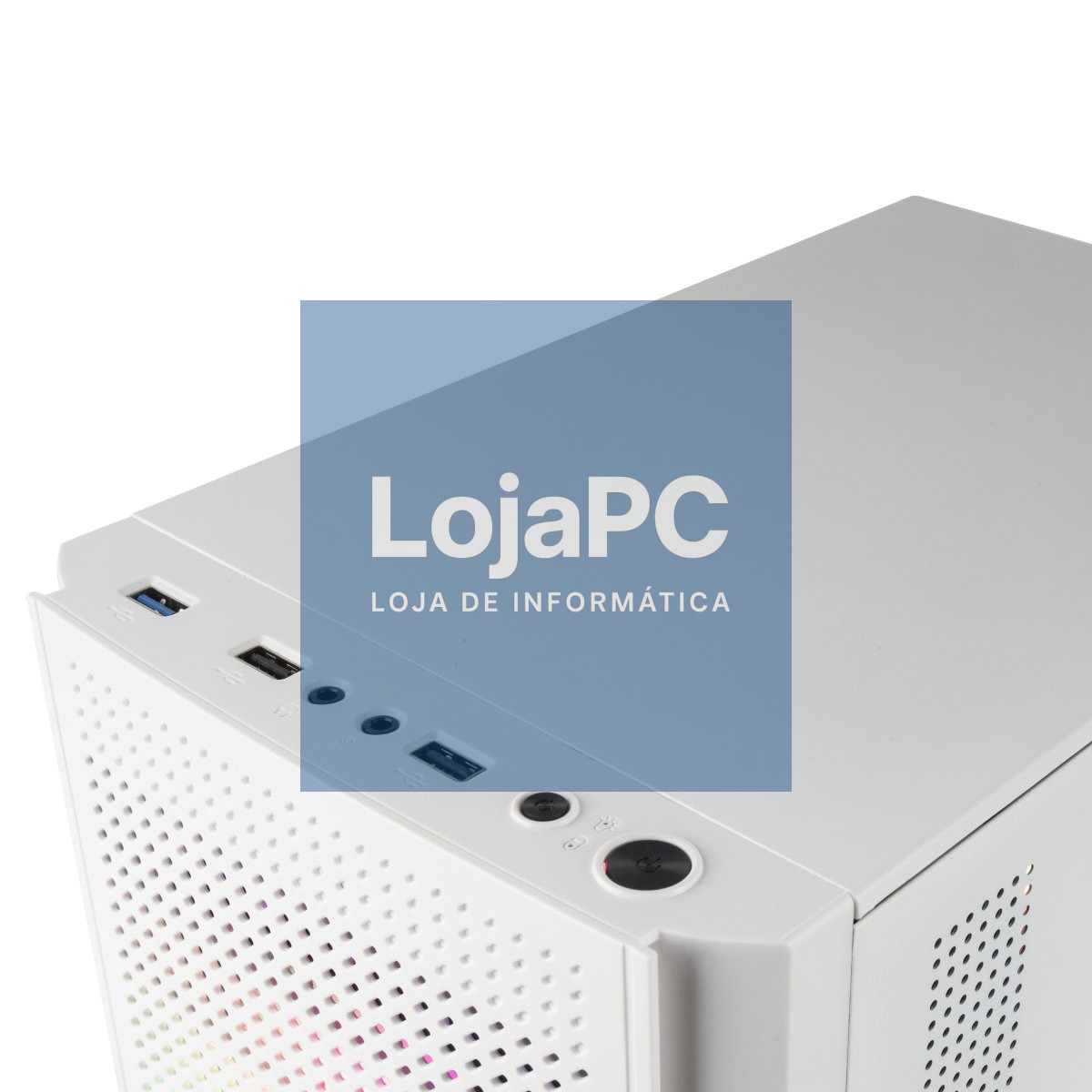 MARS GAMING MC300 MICRO ATX CASE, 3X 120MM FRGB FAN, WINDOW, FRONT MESH, WHITE