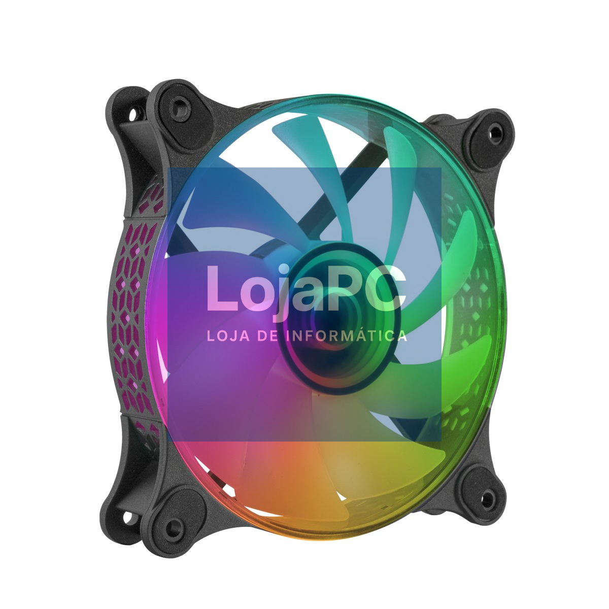 MARS GAMING MF-3D 12CM FAN, INFINITE MIRROR ARGB, 12CM PWM FAN, TOTAL CONNECTION, BLACK