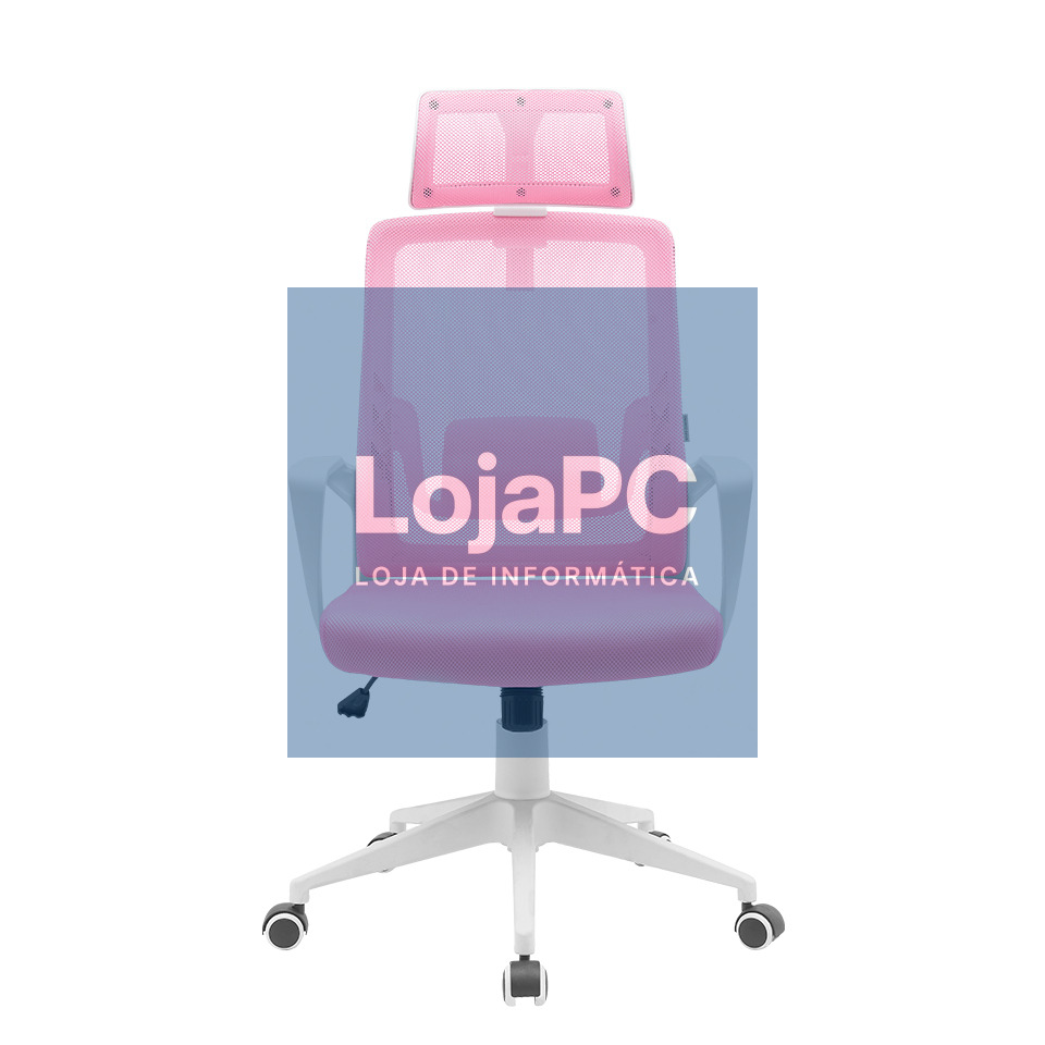 MARS GAMING MGC ERGOLITE ERGONOMIC GAMING CHAIR, BREATHABLE MESH BACKREST, STEEL, PINK