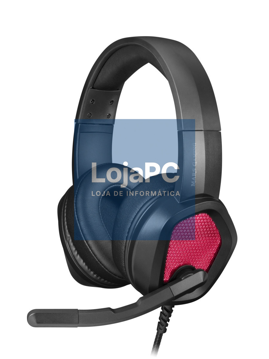 MARS GAMING MH320 RGB HEADPHONES + MIC, HIFI, NOISE CANCEL, MULTIPLATFORM, BLACK