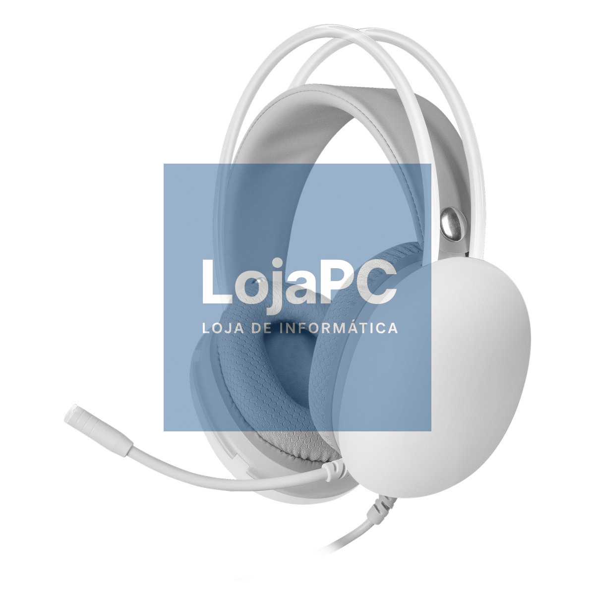 MARS GAMING MH-GLOW FULL CHROMA 360 HEADPHONES + MIC, ULTRA-LIGHT, PC/PS4/PS5/XBOX, WHITE