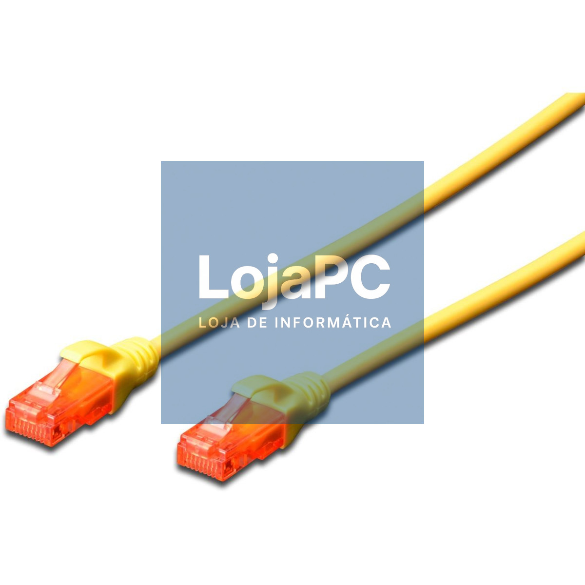 Chicote UTP RJ45 Cat6 2.00m Amarelo — imagem 2