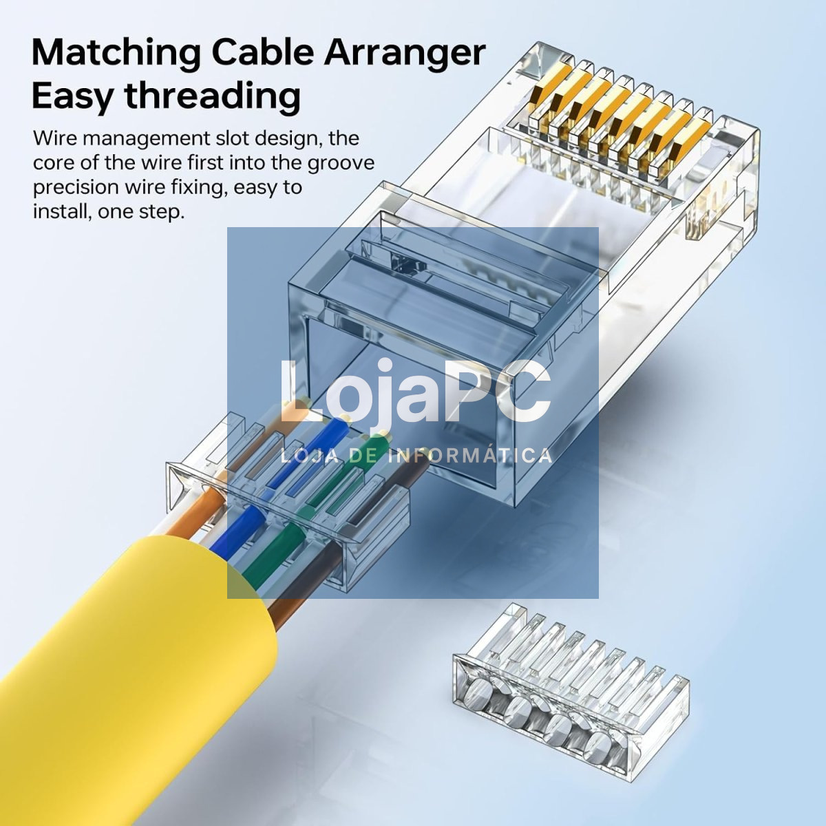 Chicote UTP RJ45 Cat6 2.00m Amarelo