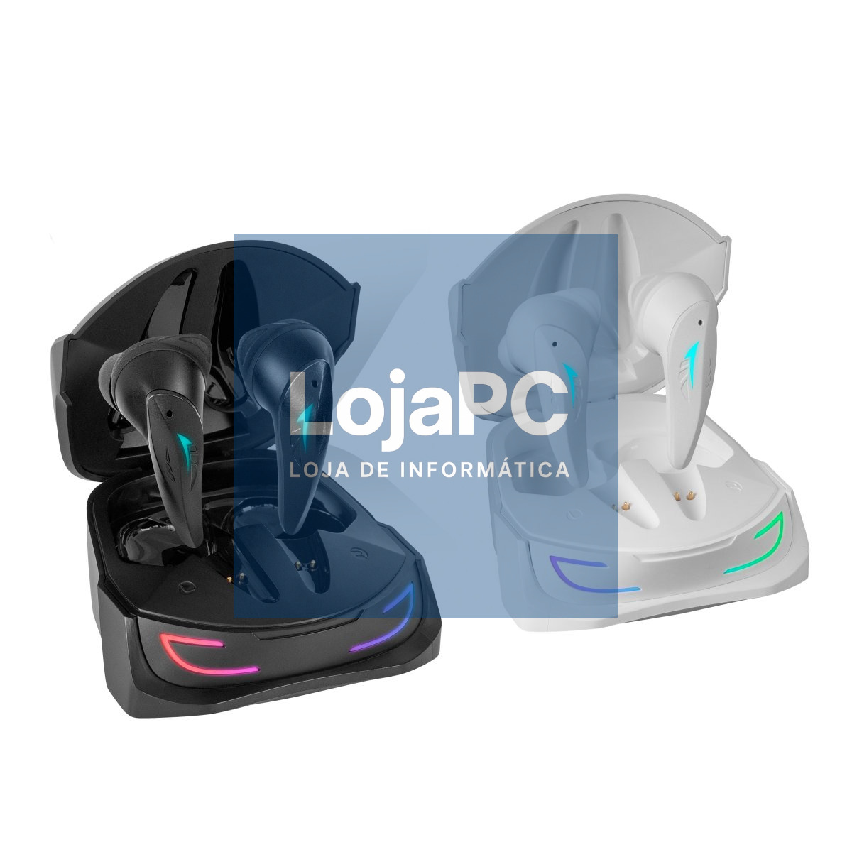 MARS GAMING MHIULTRA TRUE WIRELESS EARPHONES, BT 5.3, QI CHARGE, RGB, 24H, BLACK