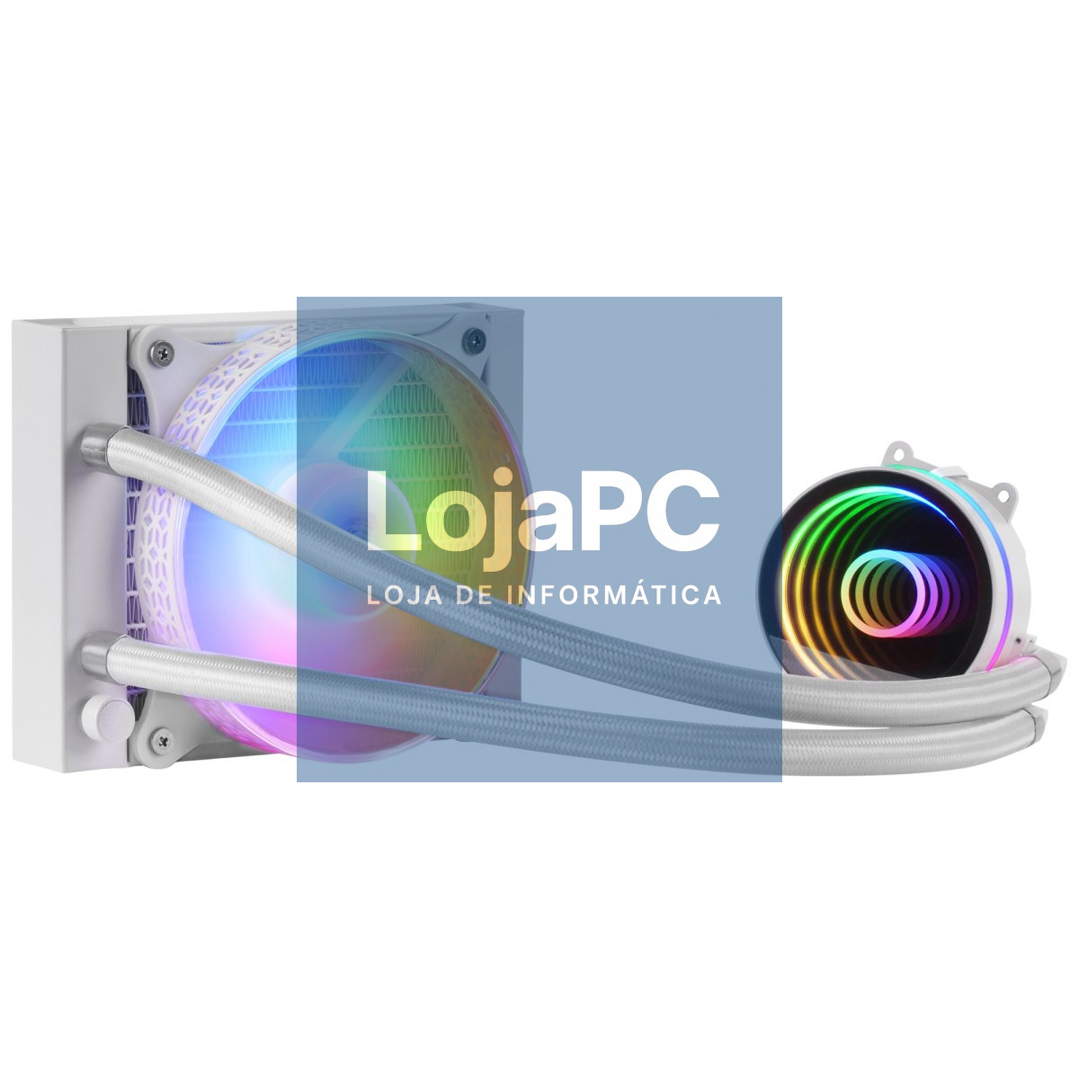 MARS GAMING ML-ONE120 WATERCOOLING AIO, 12CM FRGB FAN, INFINITY MIRROR, WHITE