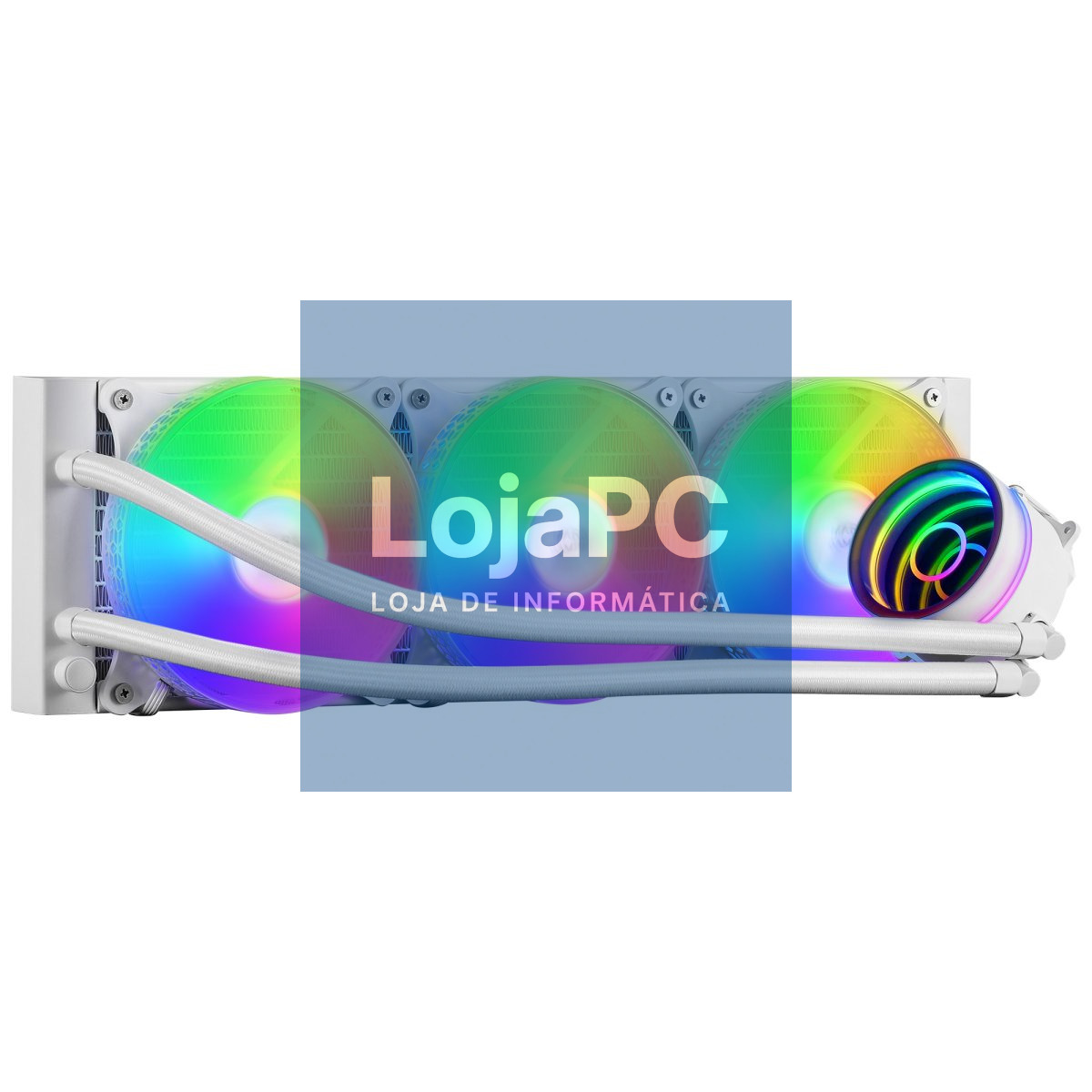 MARS GAMING ML-ONE360 WATERCOOLING AIO, 3X 12CM FRGB FAN, INFINITY MIRROR, WHITE