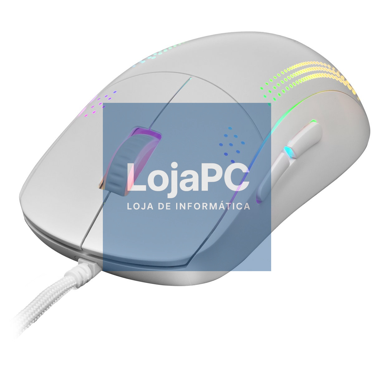 MARS GAMING MMPRO MOUSE, ULTRALIGHT, 32000DPI, RGB, FEATHER, AMBIDEXTROUS, WHITE