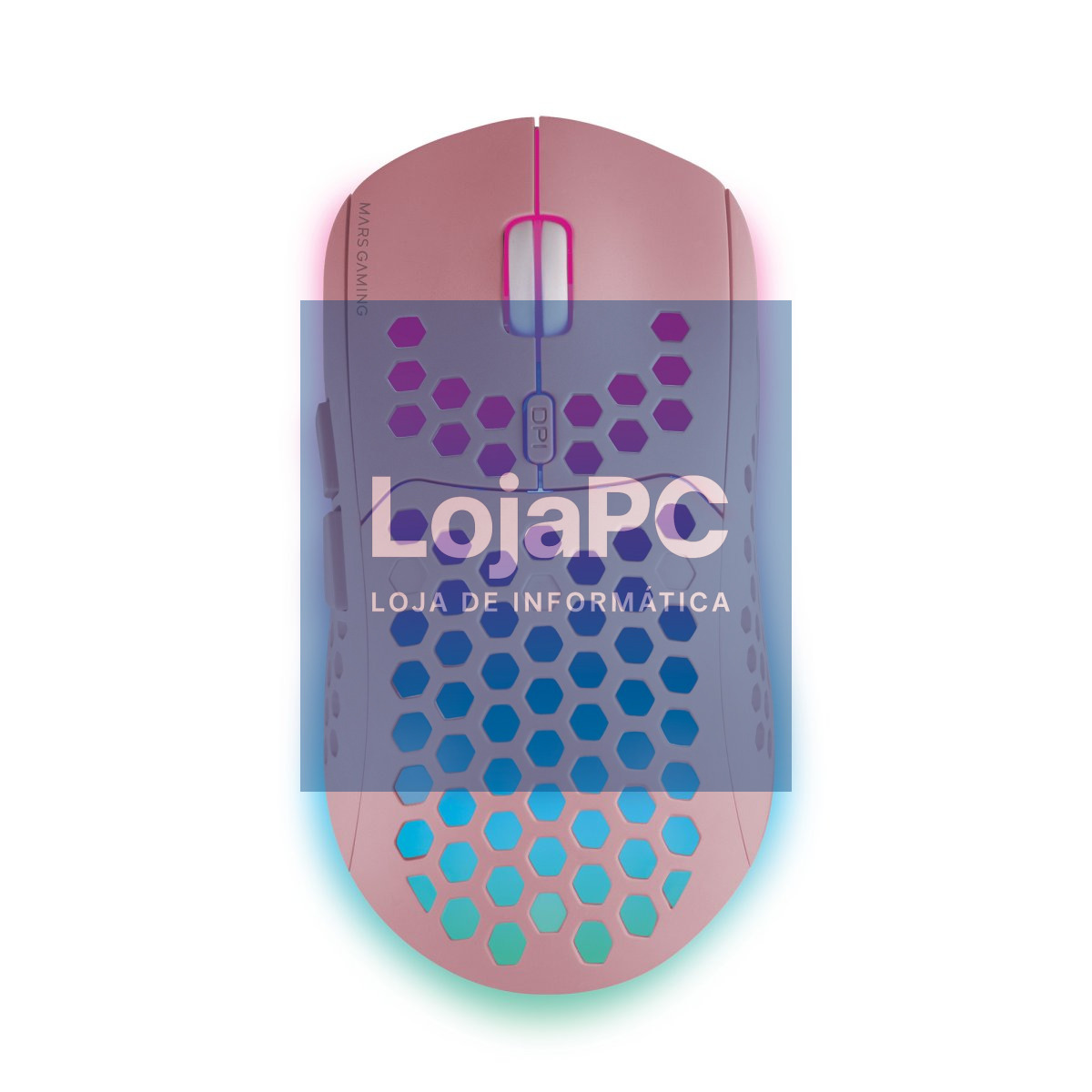 MARS GAMING MMW3 WIRELESS MOUSE, 79G ULTRA-LIGHT, RECHARGEABLE BATTERY, PINK