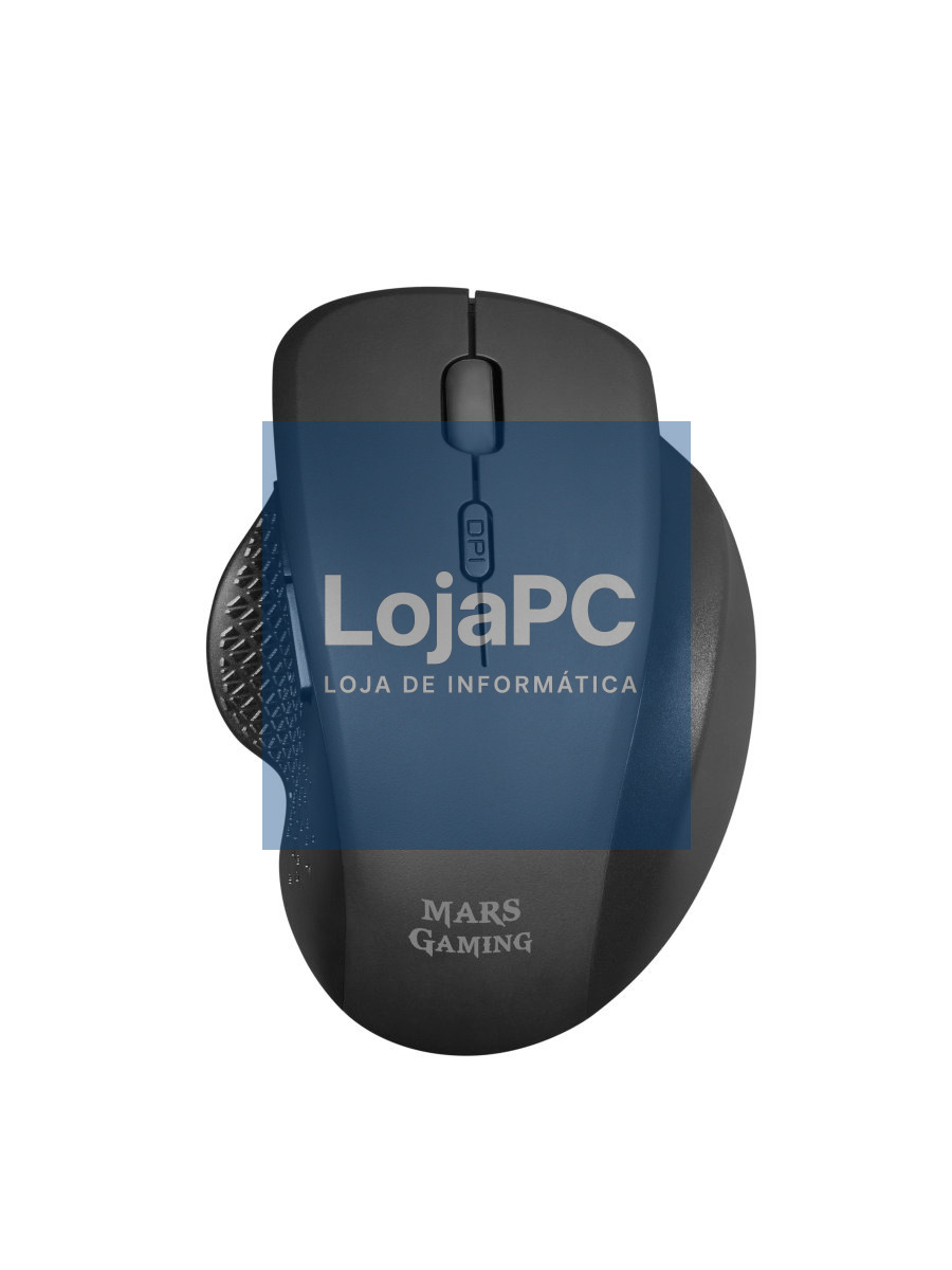 MARS GAMING MMWERGO WIRELESS MOUSE, 3200DPI, ERGONOMIC, KAILH MECHANICAL, BLACK