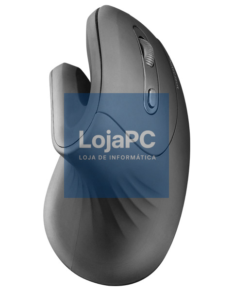 MARS GAMING MMW-ERGOPRO VERTICAL ERGONOMIC WIRELESS MOUSE, 3200DPI OPTICAL, HUANO SWITCHES, BLACK